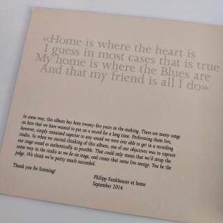 CD - Philipp Fankhauser – Home