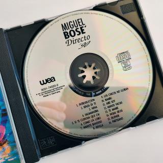 CD - Miguel Bosé ‎– Directo '90