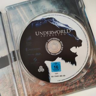BR Steelbook 3D - UNDERWORLD AWAKENING mit Kate Beckinsale