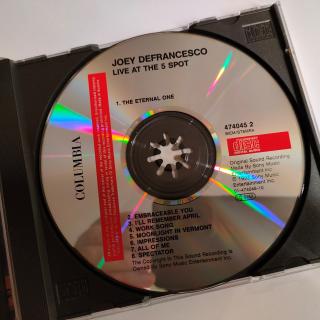 CD - Joey DeFrancesco – Live At The 5 Spot