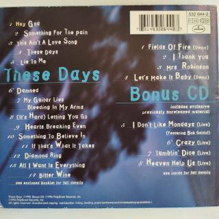 2xCD Digipak Special Edition - Bon Jovi – These Days