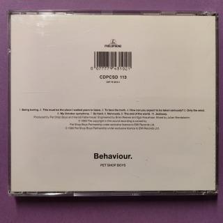 CD - Pet Shop Boys – Behaviour