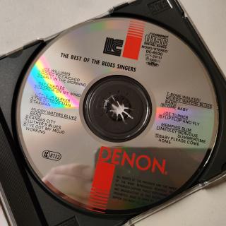 CD - The Best Of The Blues Singers - Denon, made in Japan