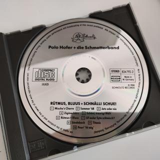 CD - Polo Hofer + Die SchmetterBand, Rütmus, Bluus ...