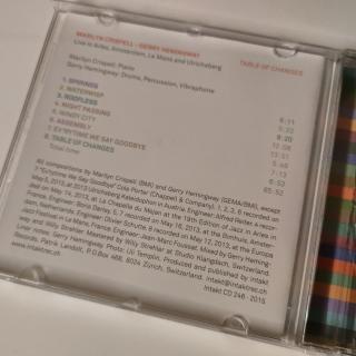 CD - Marilyn Crispell, Gerry Hemingway – Table Of Changes