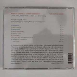 CD - Marilyn Crispell, Gerry Hemingway – Table Of Changes