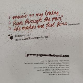 CD Single Cardboard - Pegasus – Music Is My Baby