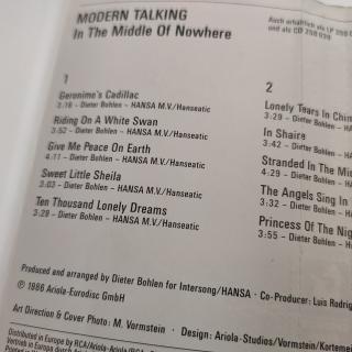 MC - Modern Talking ‎– In The Middle Of Nowhere 