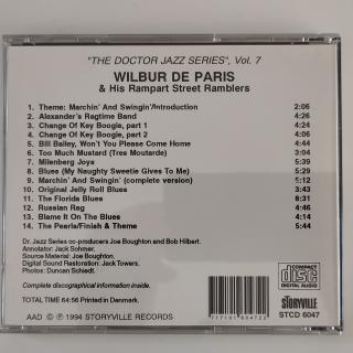 CD - Wilbur de Paris - DR. Jazz 1951 - 1952 Vol. 7