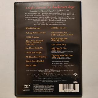 DVD - a night out with the backstreet boys