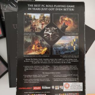 PC - 3xCD - THE WITCHER - Enhanced Edition - (PC, 2008)