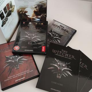 PC - 3xCD - THE WITCHER - Enhanced Edition - (PC, 2008)