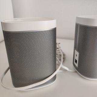 2x Sonos Play:1 WLAN Lautsprecher Weiss Stereo Set