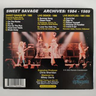 Sweet Savage – Archives 1985–1989 CD NWOBHM Metal