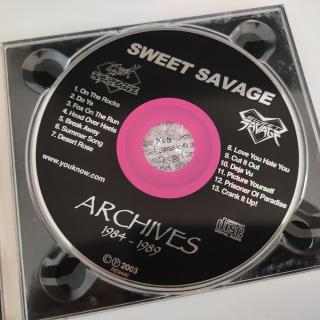 Sweet Savage – Archives 1985–1989 CD NWOBHM Metal