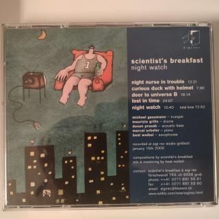 scientist's breakfast - night watch - seltene Jazz-CD