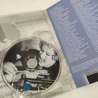 Die Sehnsucht der Veronika Voss DVD | Fassbinder | wie neu