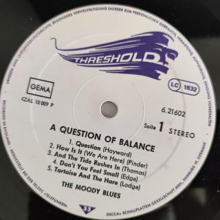 The Moody Blues – A Question Of Balance | LP - Vinyl