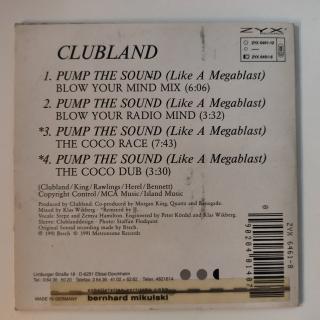 Clubland – Pump The Sound (Like A Megablast) | CD-Maxisingle