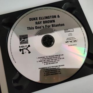 Duke Ellington And Ray Brown – This One's For Blanton | CD