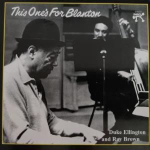 Duke Ellington And Ray Brown – This One's For Blanton | CD