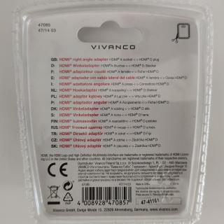 Vivanco HDMI Winkeladapter - Neu