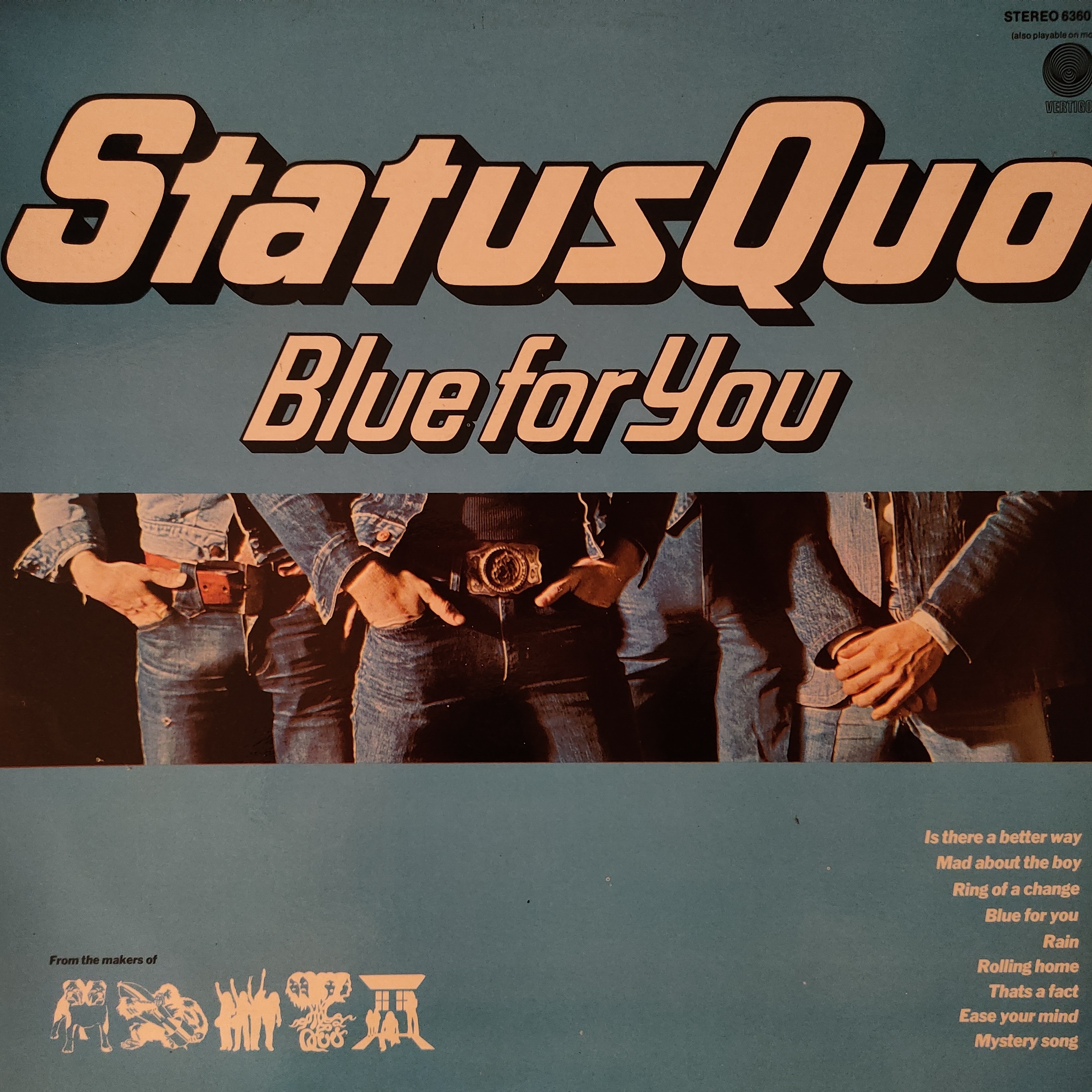Status Quo – Blue For You: Boogie-Rock pur | LP von 1976
