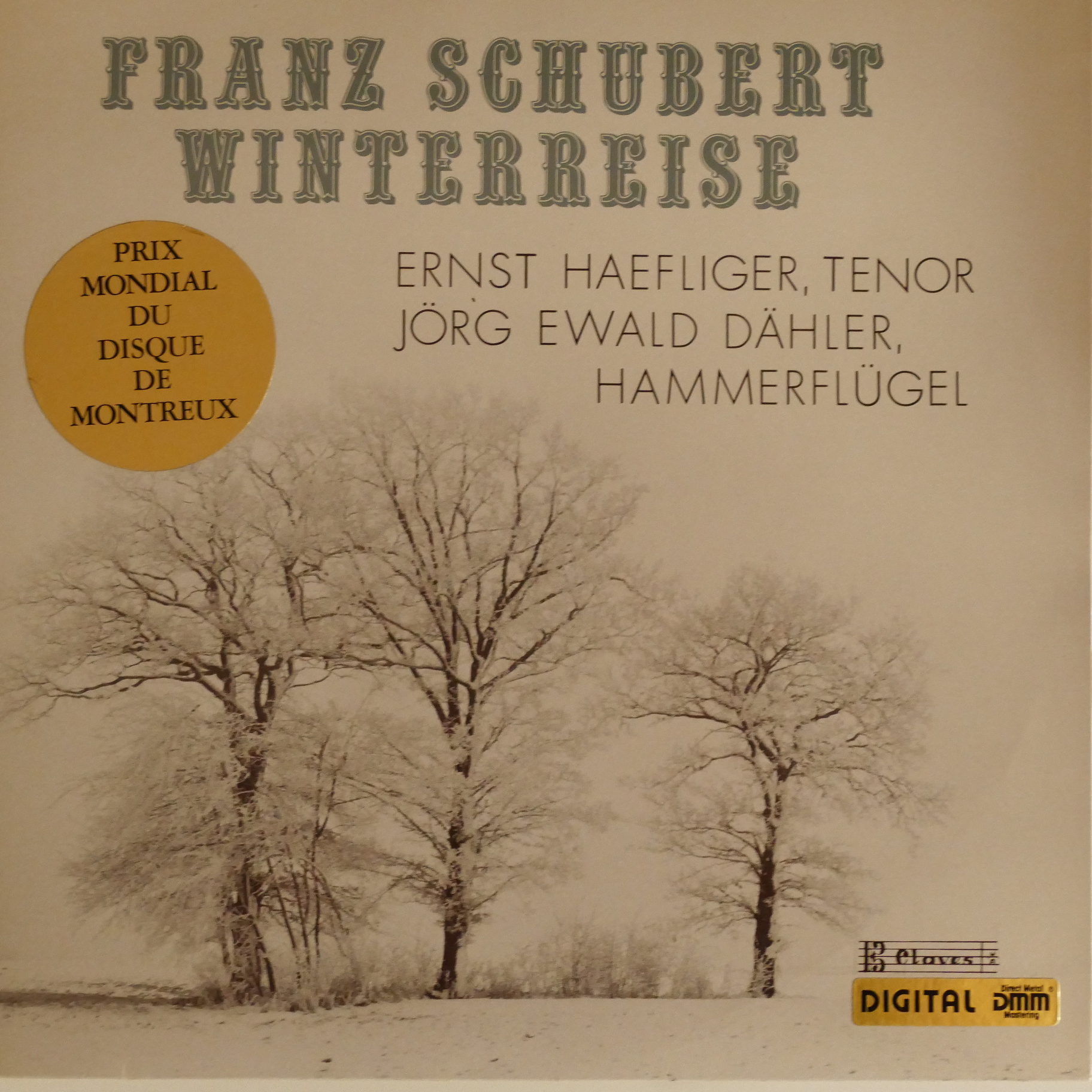 Schubert – Winterreise: preisgekrönte CH-er Aufnahme | 2xLP